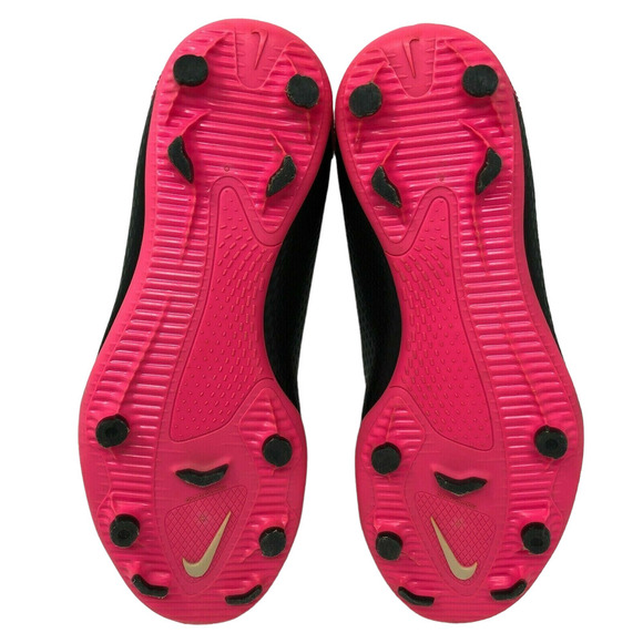 Nike Junior Phantom GT Club FG Black Pink Soccer Cleats CK8479 006 Size 5Y - Picture 6 of 13